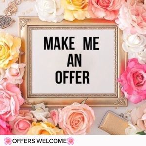 All reasonable offers welcome